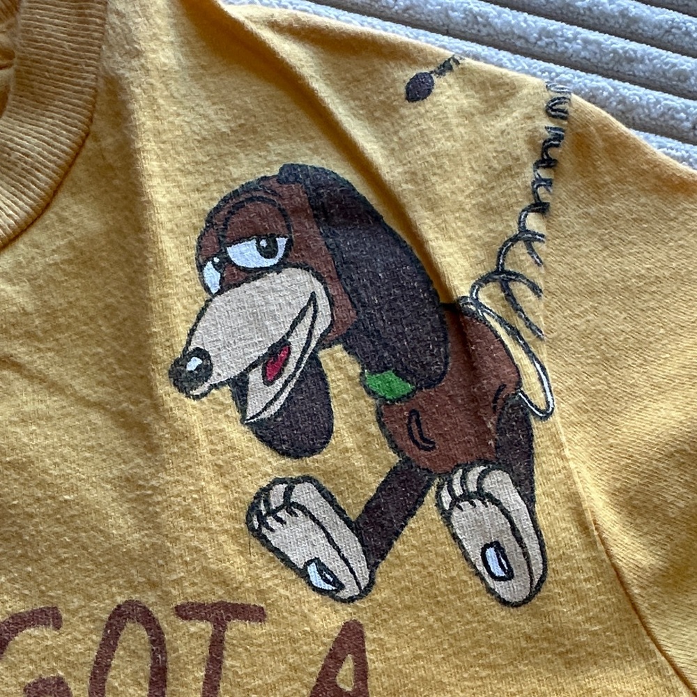 Disney Pixar Yellow Toy Story Graphic T-Shirt in Size 5T - Picture 7 of 8
